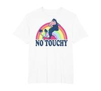 Disney The Emperor's New Groove Kuzco Rainbow No Touchy T-Shirt, Homme Grandes tailles, Blanc, 4X Tall