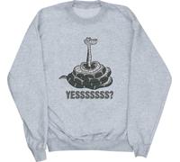 Disney - "The Jungle Book Yesssss" Sweat-shirt pour femme BI6963 (XXL) (Gris chiné)