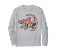 Disney The Lion King Baby Simba Painting Silhouette Manche Longue