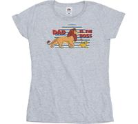 Disney - "The Lion King Dad Boss" T-shirt pour femme BI25324 (XL) (Gris)