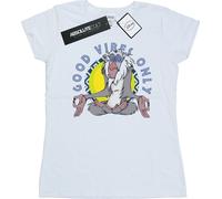 Disney - "The Lion King Good Vibes Only" T-shirt pour femme BI25066 (M) (Blanc)