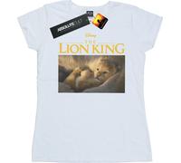 Disney - "The Lion King Movie Baby Simba Photo" T-shirt pour femme BI25084 (XXL) (Blanc)