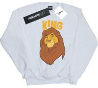 Disney - "The Lion King Mufasa King" Sweat-shirt pour femme BI22299 (L) (Blanc)