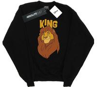 Disney - "The Lion King Mufasa King" Sweat-shirt pour femme BI22299 (M) (Noir)