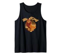 Disney The Lion King Mufasa The King Distressed Portrait Débardeur