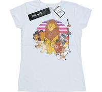 Disney - "The Lion King Pride Family" T-shirt pour femme BI25055 (M) (Blanc)