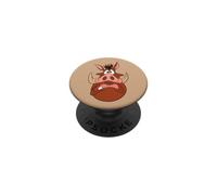 Disney The Lion King Pumbaa Scared Big Face Costume Matching PopSockets PopGrip Adhésif