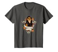 Disney The Lion King Scar With Hyenas Surrounded By Idiots T-Shirt, Enfant, Asphalte, 4 ans