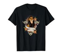 Disney The Lion King Scar With Hyenas Surrounded By Idiots T-Shirt, Homme, Noir, 3XL