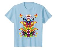 Disney The Lion King Simba Nala Animal Tower Cartoon C2 T-Shirt, Enfant, Bleu Céleste, 6 ans