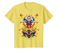 Disney The Lion King Simba Nala Animal Tower Cartoon C2 T-Shirt, Enfant, Citron, 10 ans