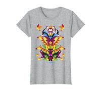 Disney The Lion King Simba Nala Animal Tower Cartoon C2 T-Shirt, Femme, Gris Chiné, 3XL