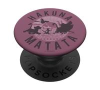 Disney The Lion King Simba Timon Pumbaa Hakuna Matata Purple PopSockets PopGrip Interchangeable