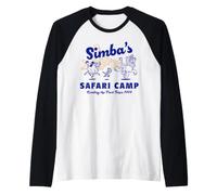 Disney The Lion King Simba's Safari Camp Timon and Pumbaa Manche Raglan