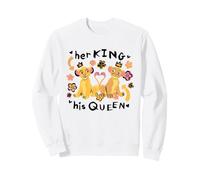 Disney The Lion King Valentine's Day Her King His Queen Sweatshirt