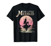 Disney The Little Mermaid Ariel Rock Moon Silhouette T-Shirt