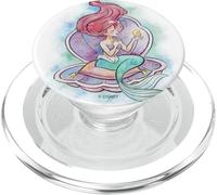Disney The Little Mermaid Ariel Watercolor Shell PopSockets PopGrip pour MagSafe