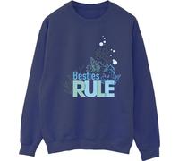 Disney - "The Little Mermaid Besties" Sweatshirt für Damen BI23414 (S) (Marineblau)