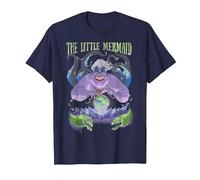 Disney The Little Mermaid Evil Ursula Crystal Ball T-Shirt, Homme, Bleu Marine, S
