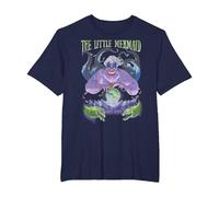 Disney The Little Mermaid Evil Ursula Crystal Ball T-Shirt, Homme Grandes tailles, Bleu Marine, 5X Tall