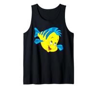 Disney The Little Mermaid Flounder Sidekick Big Face Costume Débardeur