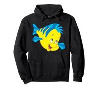 Disney The Little Mermaid Flounder Sidekick Big Face Costume Sweat à Capuche