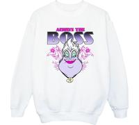 Disney - "The Little Mermaid Mum Is The Boss" Sweat-shirt pour fille BI41149 (104) (Blanc)