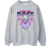 Disney - "The Little Mermaid Mum Is The Boss" Sweatshirt für Damen BI42330 (L) (Grau)