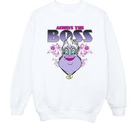 Disney - "The Little Mermaid Mum Is The Boss" Sweatshirt für Damen BI42330 (M) (Weiß)