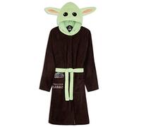 Disney The Mandalorian Baby Yoda Robe De Chambre Homme, Peignoir En Polaire Avec Capuche De Bébé Yoda, Idée De Cadeau Geek Pour Adulte Ou Ado Garçon (XXL)
