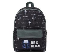 The Mandalorian Sac à Dos Enfant, Cartable Scolaire Baby Yoda Star Wars (Noir)