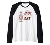 Disney The Muppet Christmas Carol Light the Lamp Not the Rat Manche Raglan
