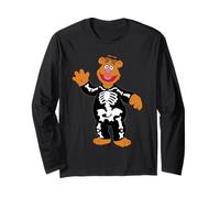 Disney The Muppets Halloween Fozzie Bear Skeleton Costume Manche Longue
