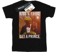 Disney - "The Muppets Kiss A Frog Get A Prince" T-shirt pour homme BI43577 (4XL) (Noir)