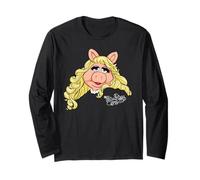 Disney The Muppets Miss Piggy Big Face Manche Longue