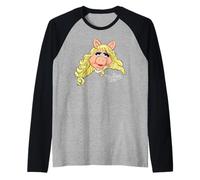 Disney The Muppets Miss Piggy Big Face Manche Raglan