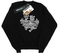 Disney - "The Muppets Muppet Babies" Sweat-shirt pour femme BI31247 (XXL) (Noir)