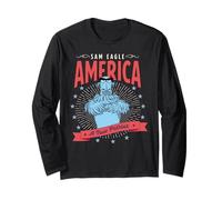 Disney The Muppets Sam Eagle America A True Patriot USA Manche Longue