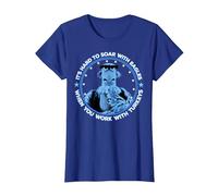 Disney The Muppets Sam Eagle When You Work With Turkeys T-Shirt, Femme, Bleu Royal, XL