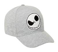 Disney The Nightmare Before Christmas Baseball Cap, Snapback Hat for Men Chapeau, Jack Skellington Gris Clair, Taille Unique Homme