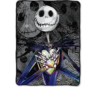 Disney Couverture en micro raschel The Nightmare Before Christmas 116,8 x 152,4 cm Multicolore