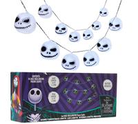 Disney The Nightmare Before Christmas Guirlande Lumineuse LED 10 Pz, Fairy Lights Fonctionne à Piles pour Enfants Adultes, Decoration Interieur, 165cm (Blanc Nightmare Before Christmas)