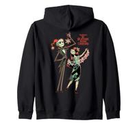 Disney The Nightmare Before Christmas Jack & Sally Holiday Sweat à Capuche