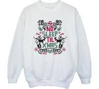 Disney - "The Nightmare Before Christmas No Sleep Til Xmas" Sweat-shirt pour filles BI31295 (140-146) (Blanc)