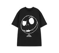 Disney The Nightmare Before Christmas T-Shirt Graphique Unisexe Noir | T-Shirt Adulte Jack Skellington | Vêtements de Film Tim Burton | Cadeau de Marchandise Classique d'halloween pour Les Fans