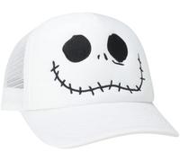 Disney Casquette Homme L'Étrange Noël de Monsieur Jack Skellington Casquette de Baseball Chapeau Papa, Jack Skellington Blanc, Taille unique