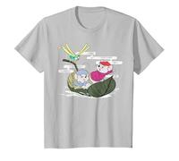 Disney The Rescuers Bernard Bianca Leaf Boat T-Shirt, Enfant, Argent, 3 ans