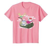 Disney The Rescuers Bernard Bianca Leaf Boat T-Shirt, Enfant, Rose, 12 ans