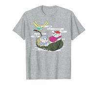 Disney The Rescuers Bernard Bianca Leaf Boat T-Shirt, Homme, Gris Chiné, 3XL