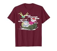 Disney The Rescuers Bernard Bianca Leaf Boat T-Shirt, Homme, Marron, XXL